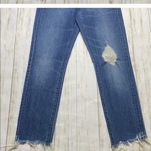 Madewell The Perfect Summer Jean Raw hem